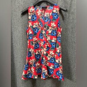 Anthropologie Lumiere Floral Print Romper Size Medium